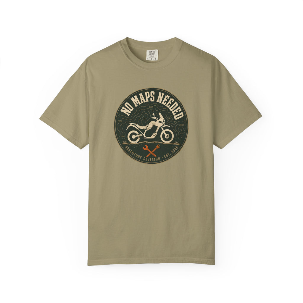 No Maps Needed Vintage Badge T-Shirt