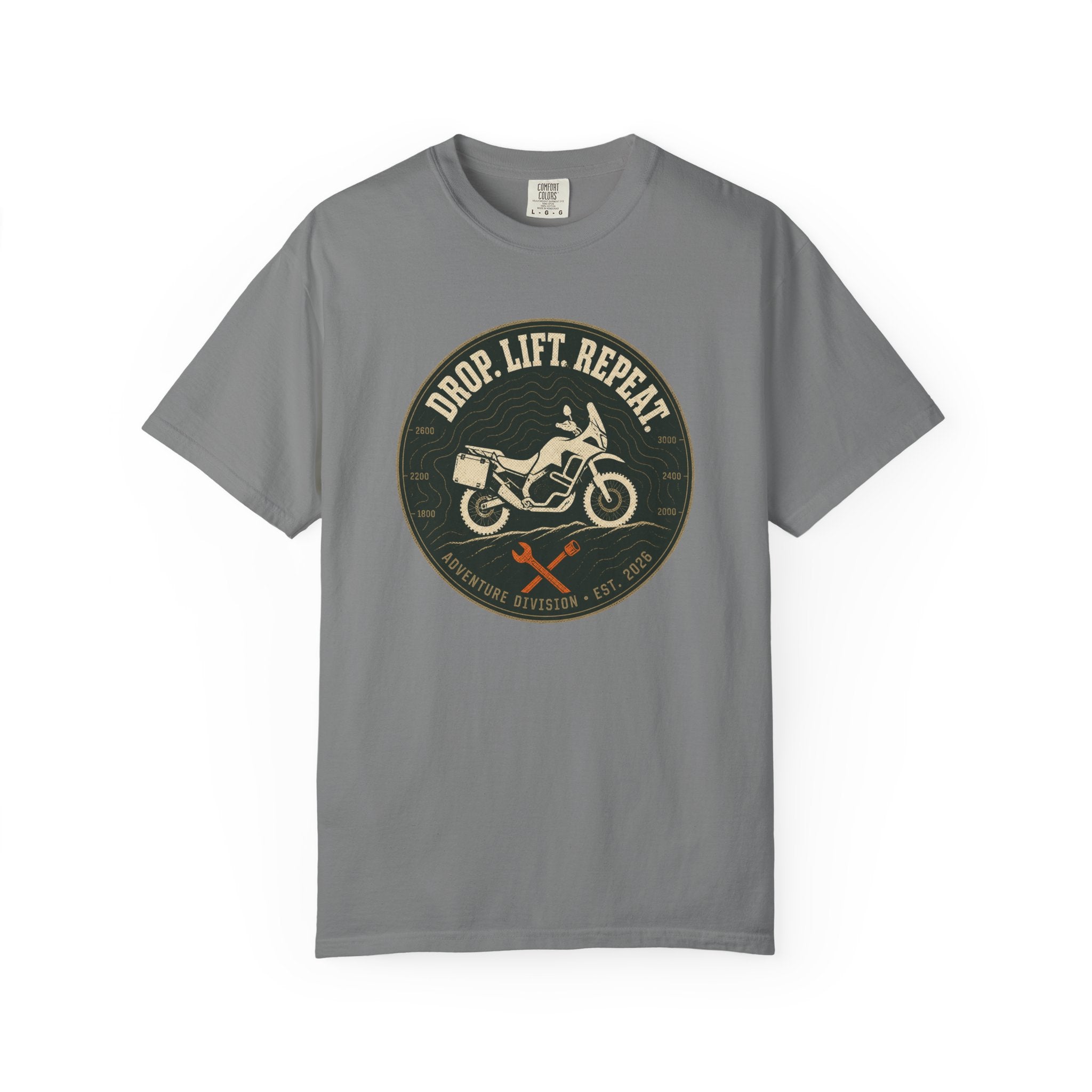 Drop. Lift. Repeat Vintage Badge T-Shirt