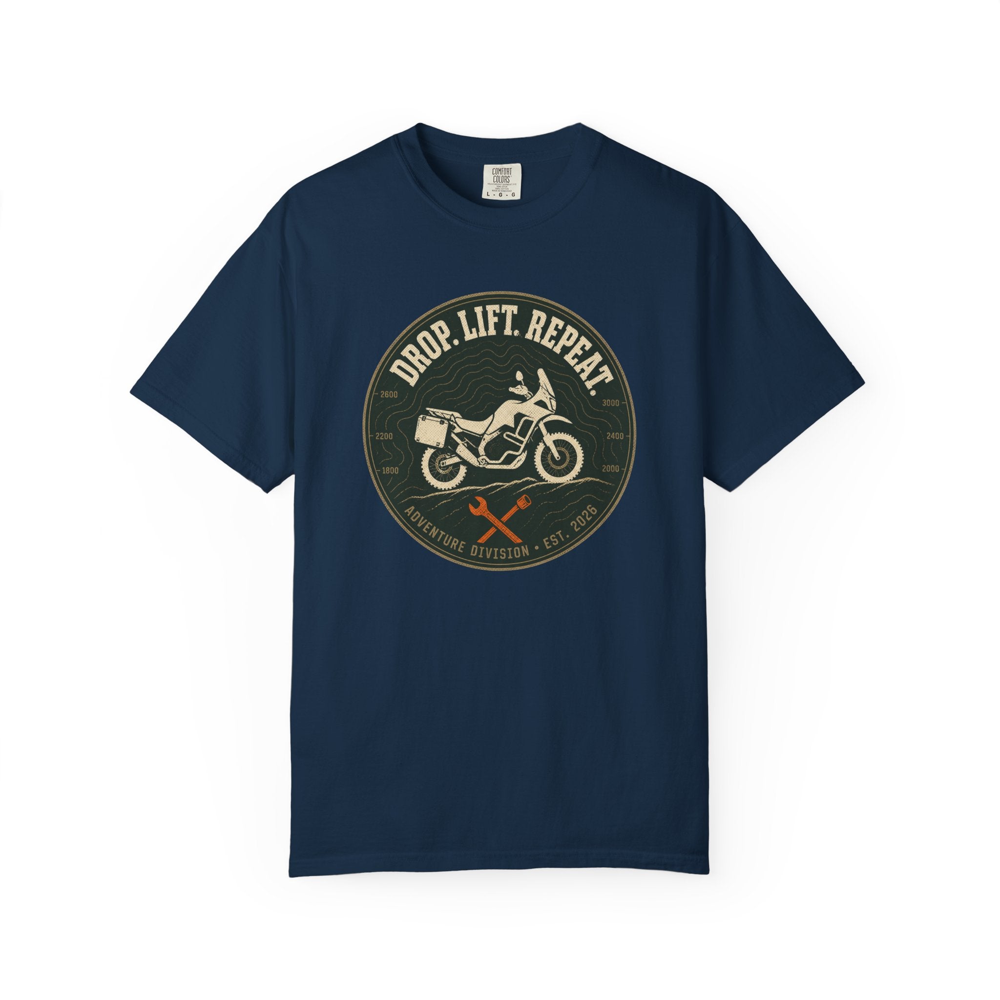 Drop. Lift. Repeat Vintage Badge T-Shirt