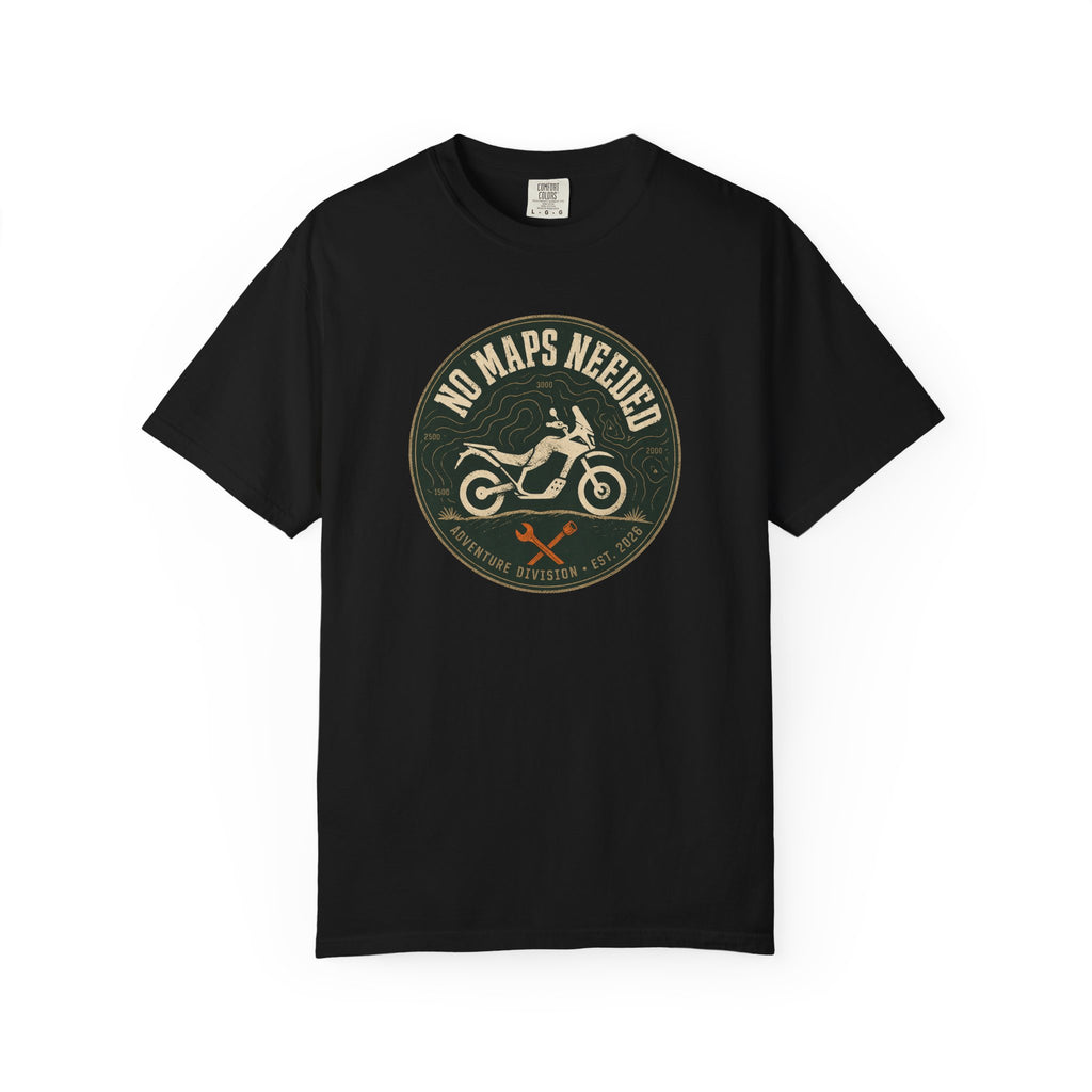 No Maps Needed Vintage Badge T-Shirt