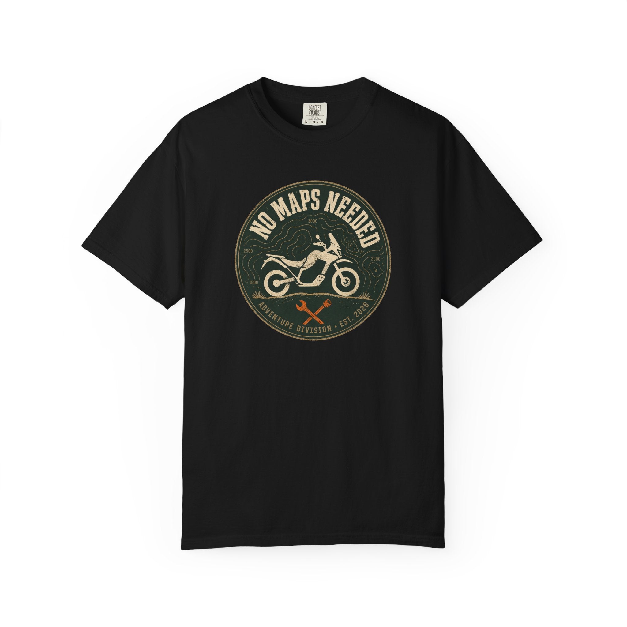 No Maps Needed Vintage Badge T-Shirt