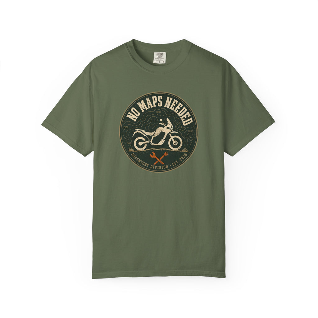 No Maps Needed Vintage Badge T-Shirt