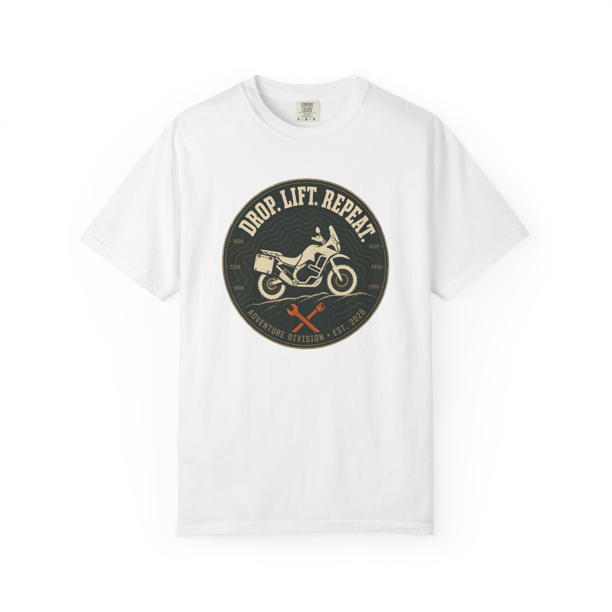 Drop. Lift. Repeat Vintage Badge T-Shirt