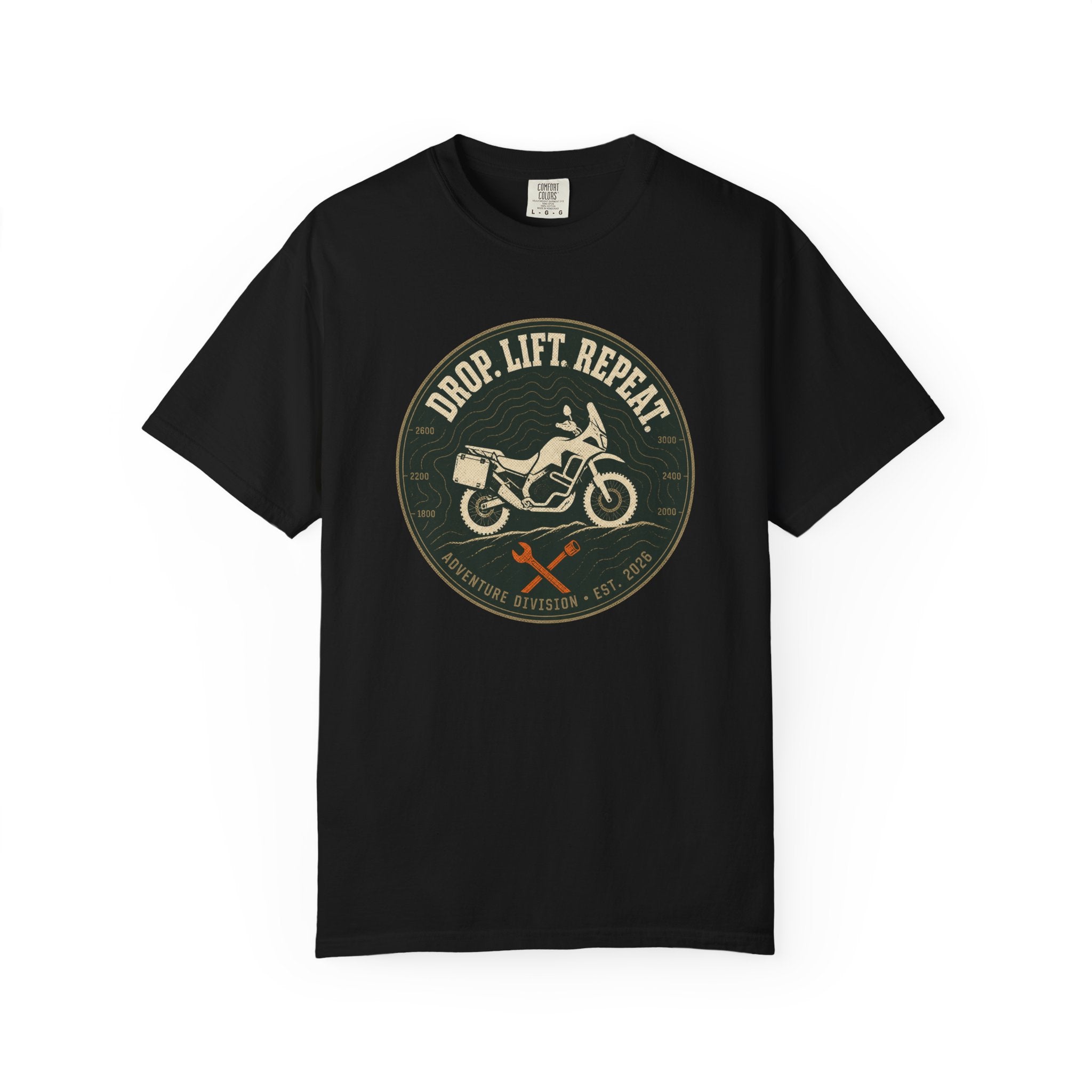 Drop. Lift. Repeat Vintage Badge T-Shirt