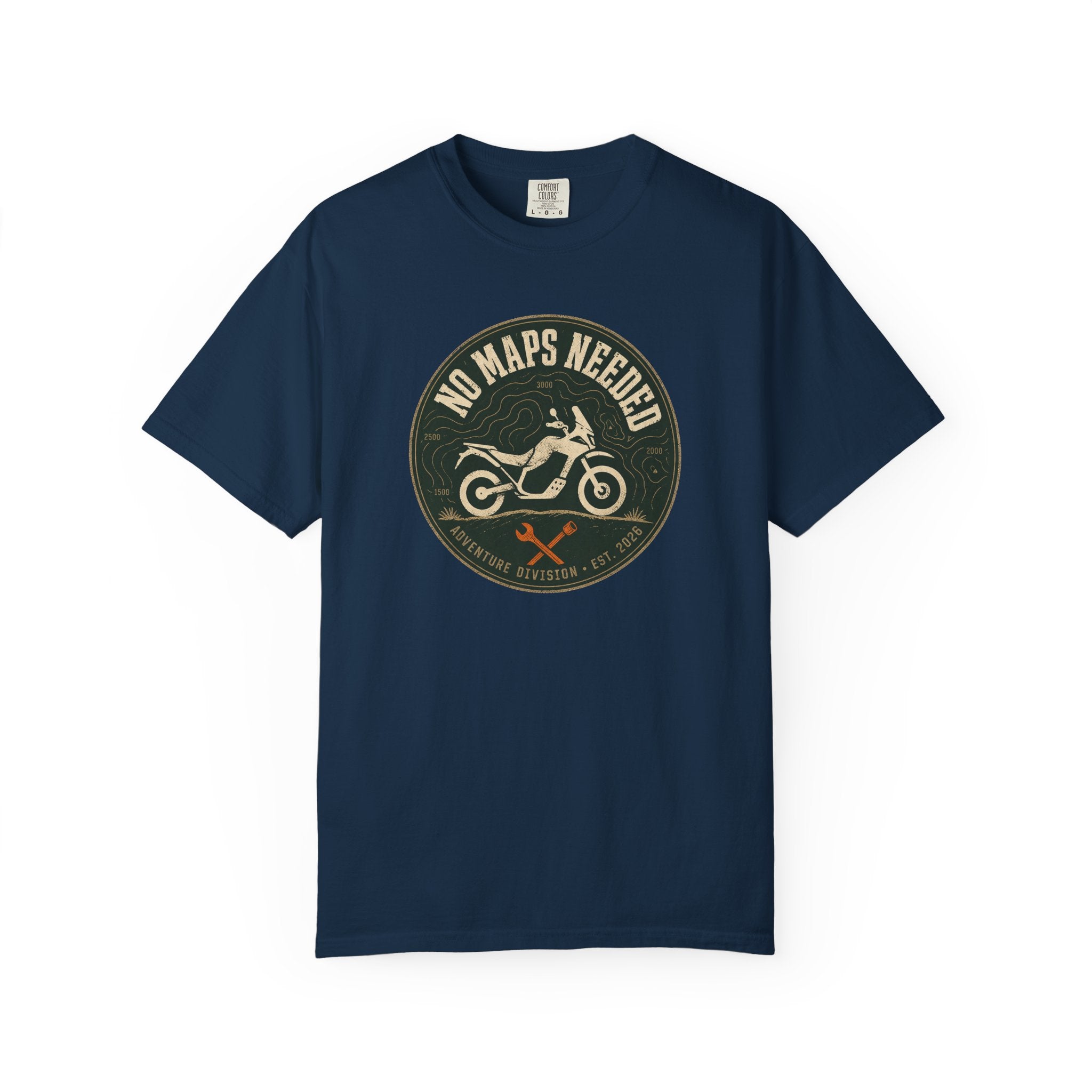 No Maps Needed Vintage Badge T-Shirt