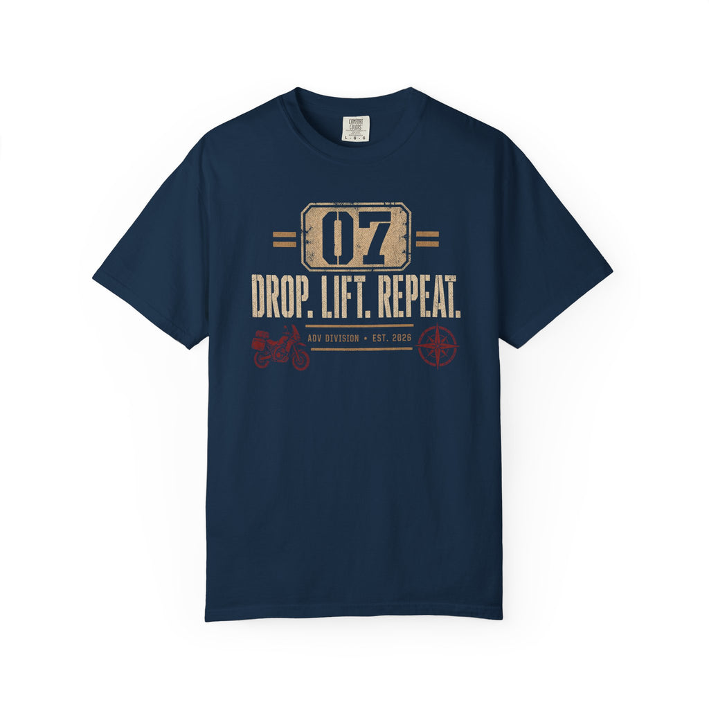 Drop. Lift. Repeat. Rally T-Shirt