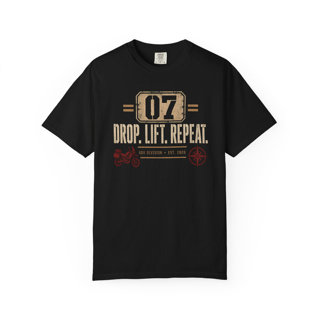 Drop. Lift. Repeat. Rally T-Shirt