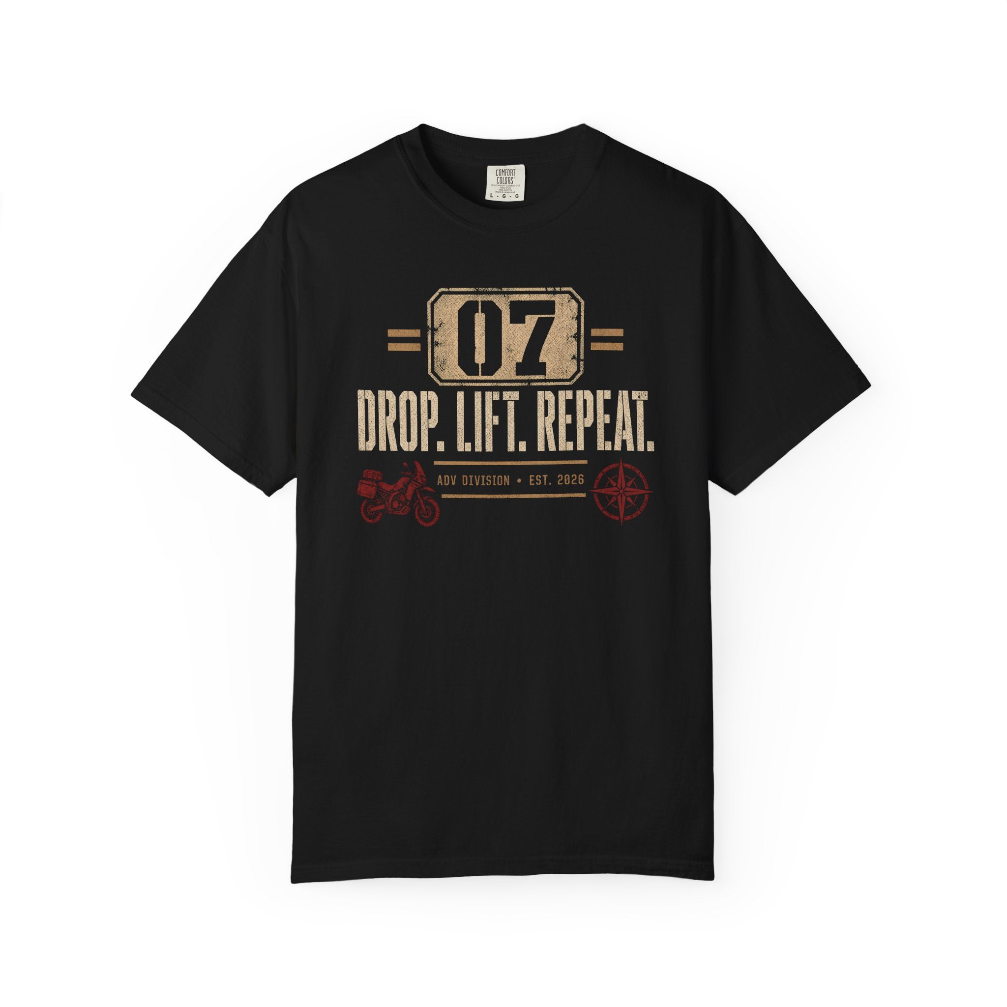 Drop. Lift. Repeat. Rally T-Shirt