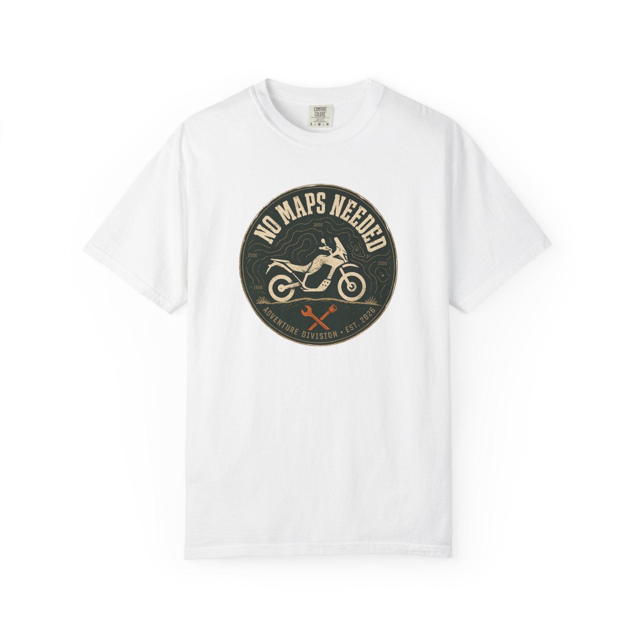 No Maps Needed Vintage Badge T-Shirt