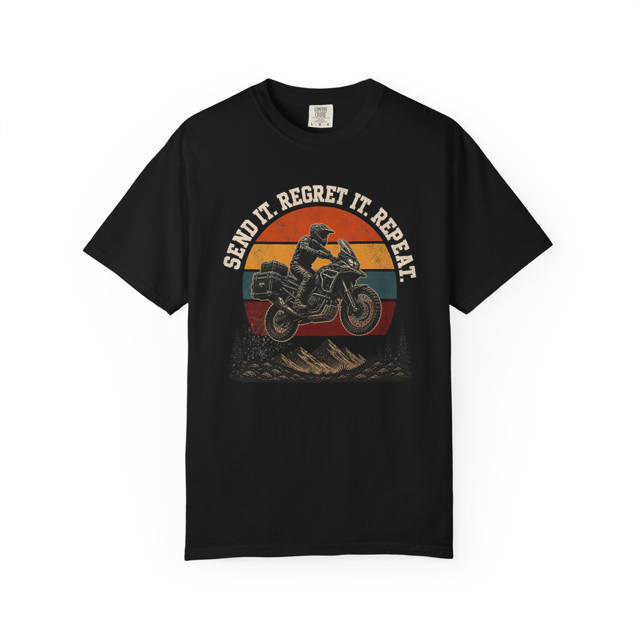 Send It. Regret It. Repeat Vintage Sundown T-Shirt
