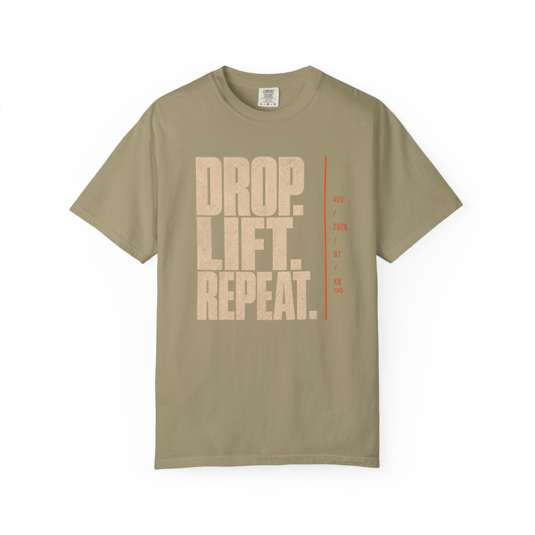 Drop. Lift. Repeat Bold T-Shirt