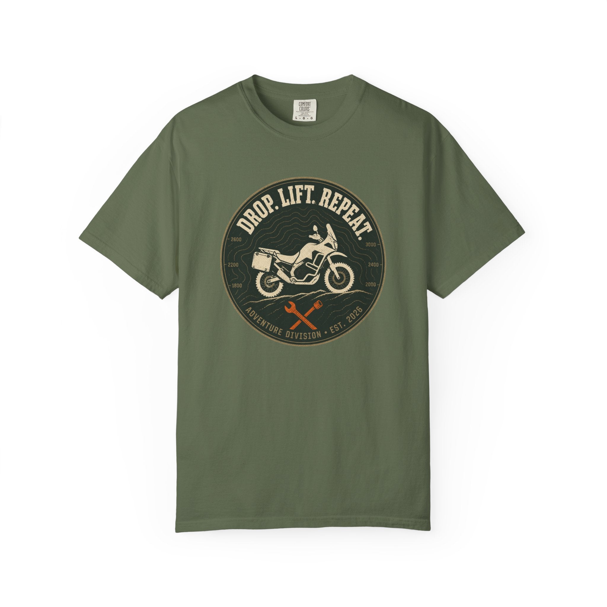 Drop. Lift. Repeat Vintage Badge T-Shirt