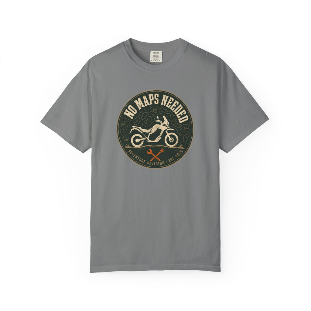 No Maps Needed Vintage Badge T-Shirt