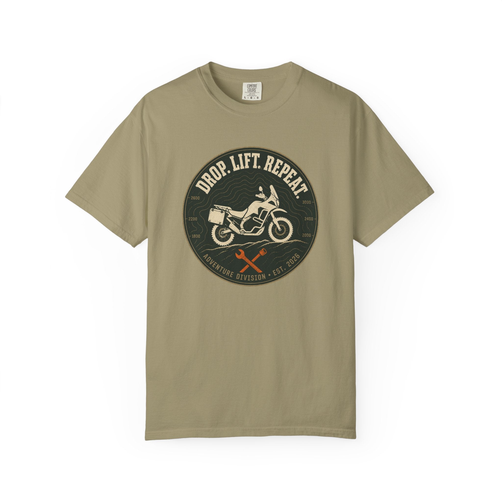 Drop. Lift. Repeat Vintage Badge T-Shirt