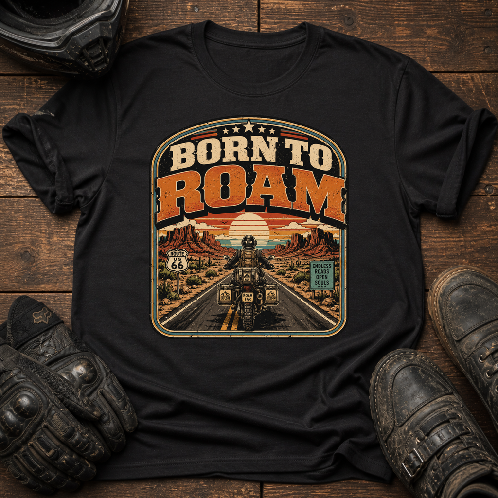 Born To Roam, Badge T-Shirt