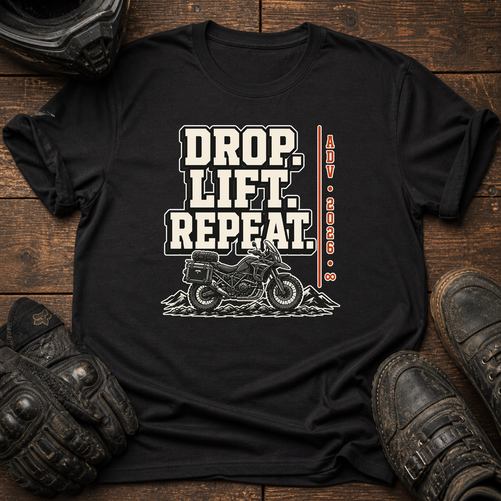 Drop. Lift. Repeat Bold T-Shirt