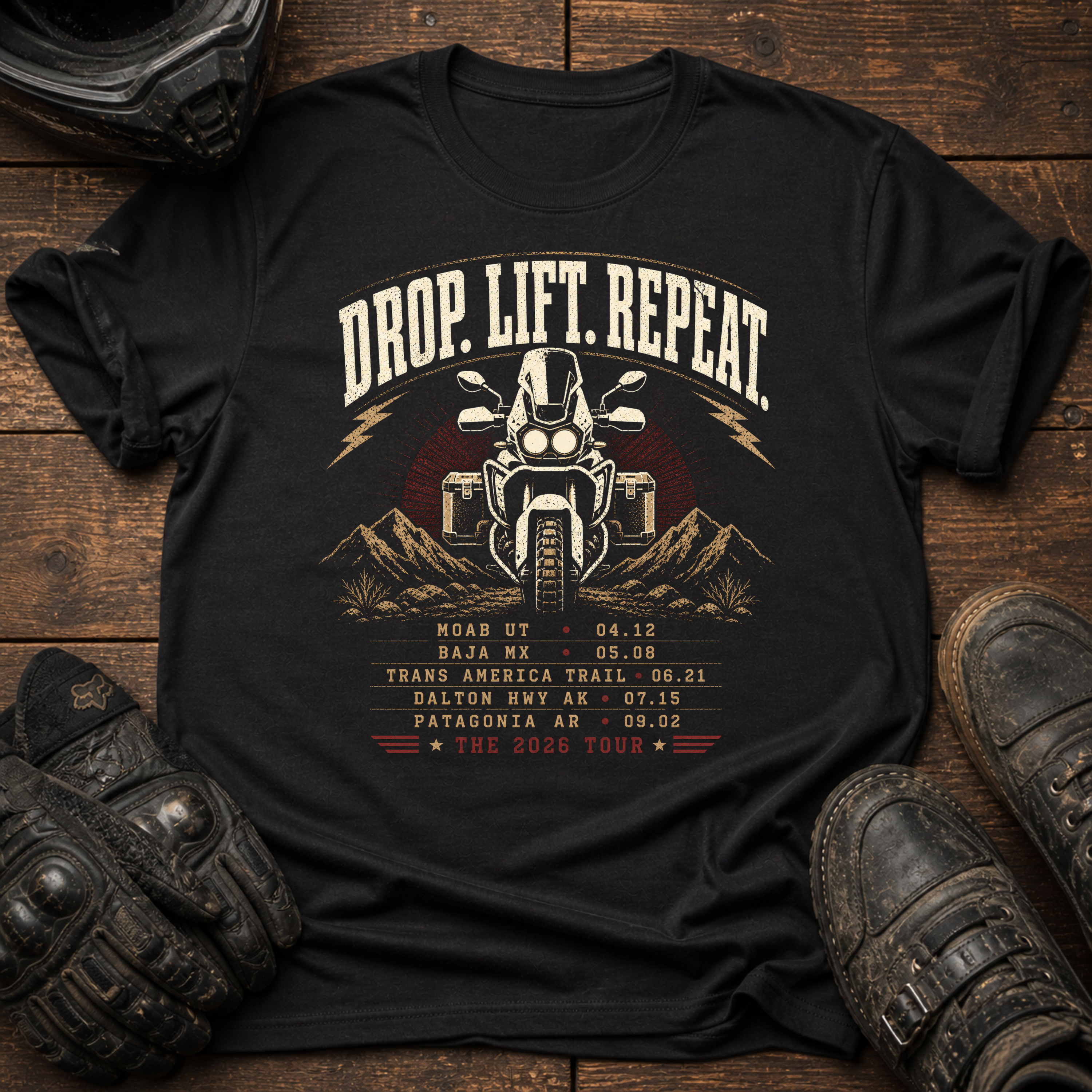Drop. Lift. Repeat Tour T-Shirt