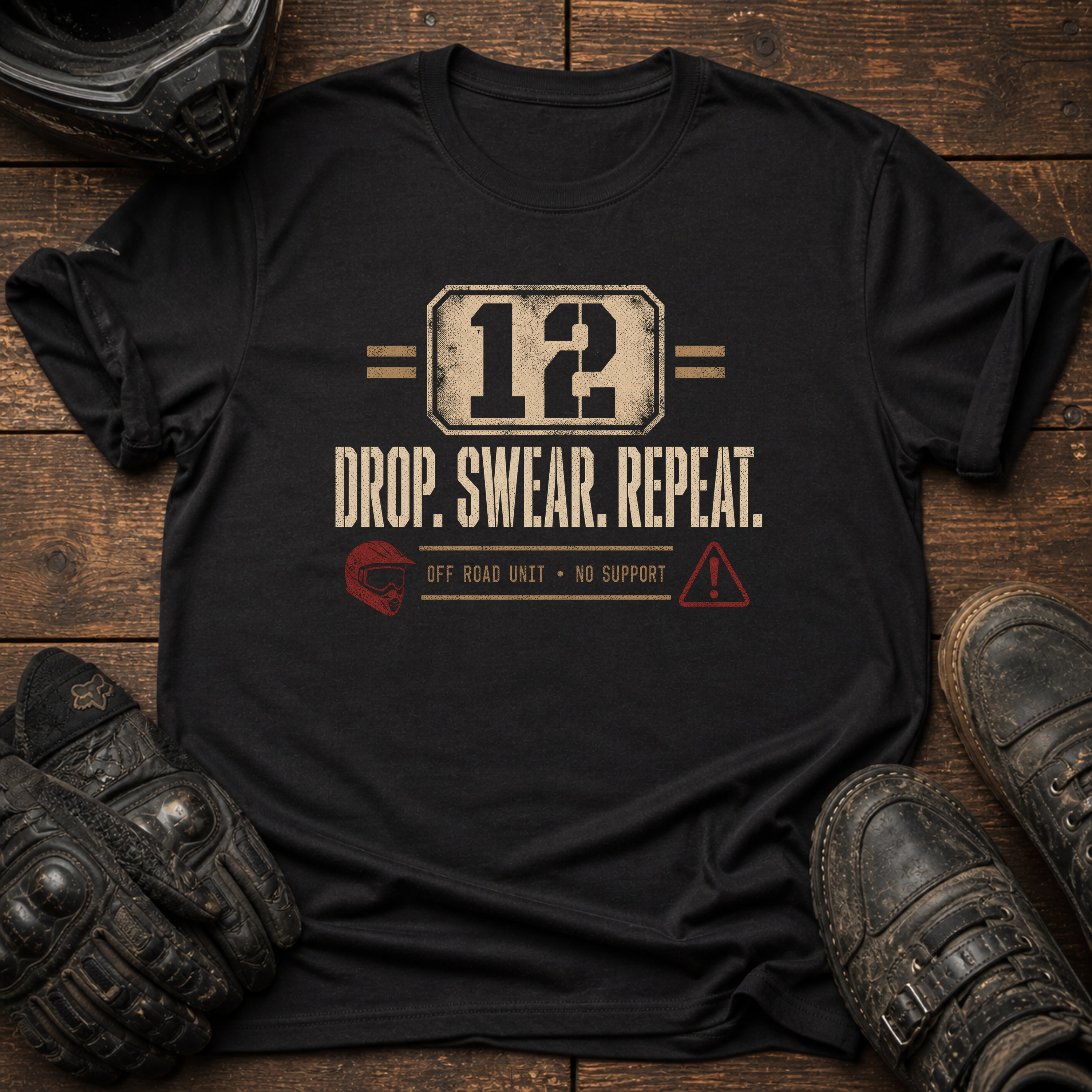 Drop. Swear. Repeat. Rally T-Shirt