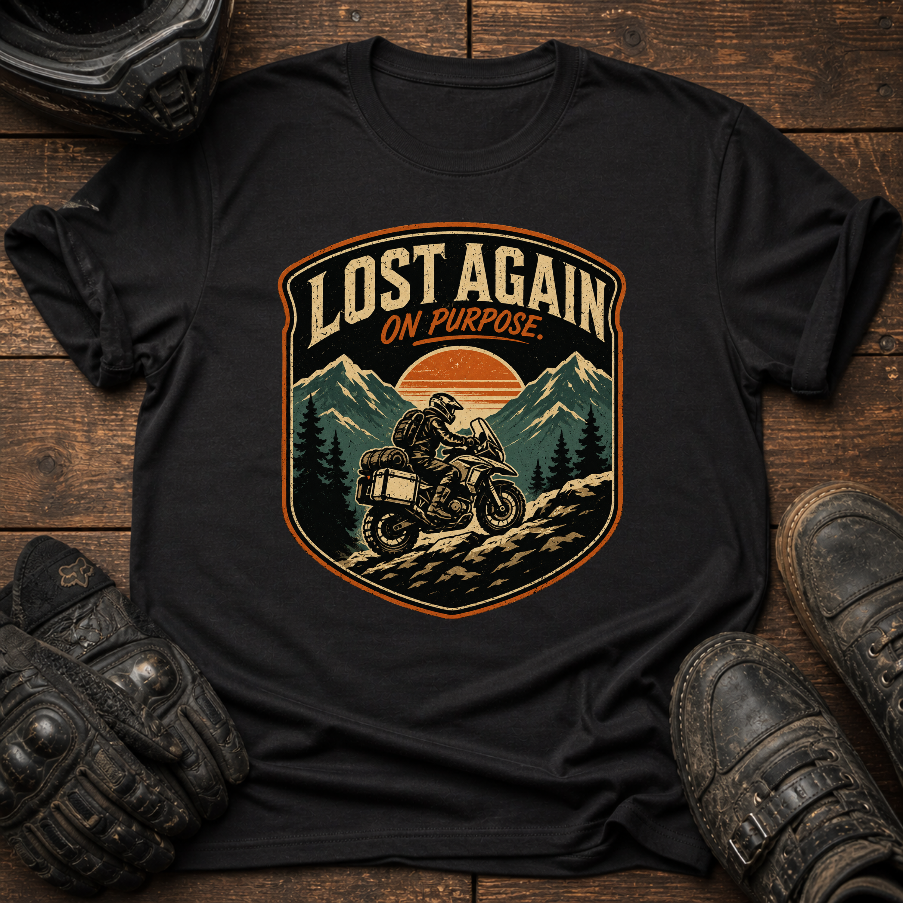 Lost Again Badge T-Shirt