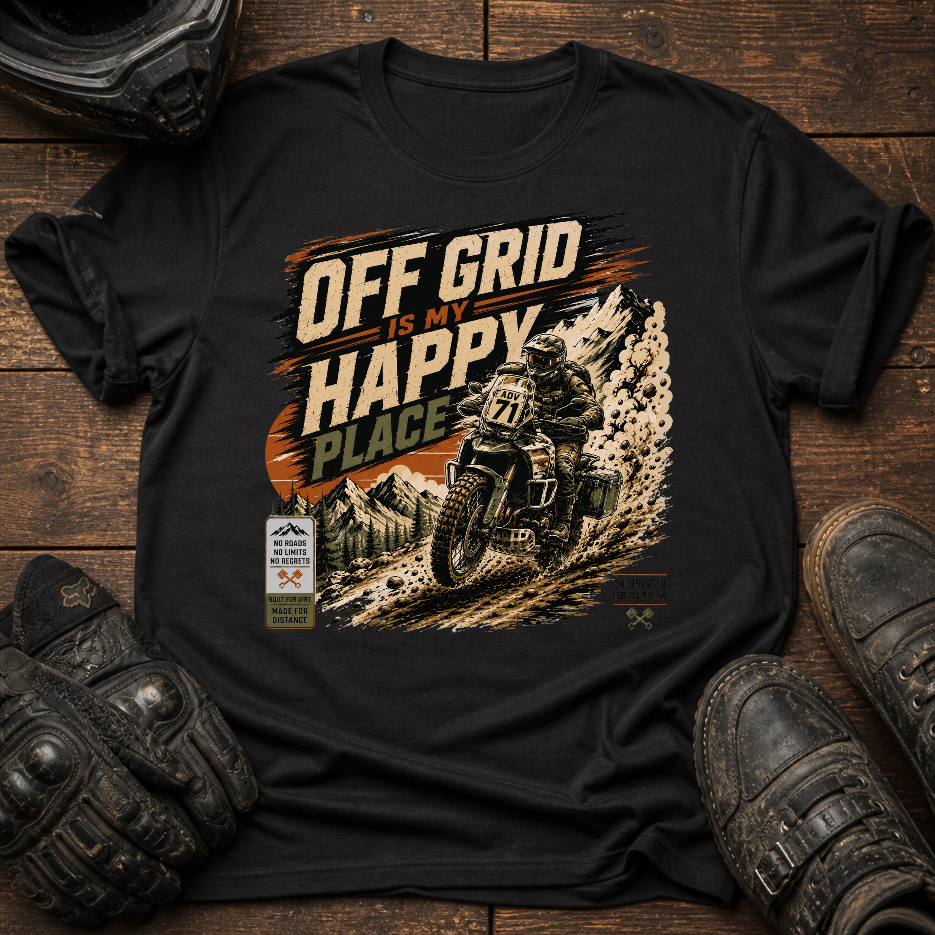 Off Grid Is My Happy Place T-Shirt