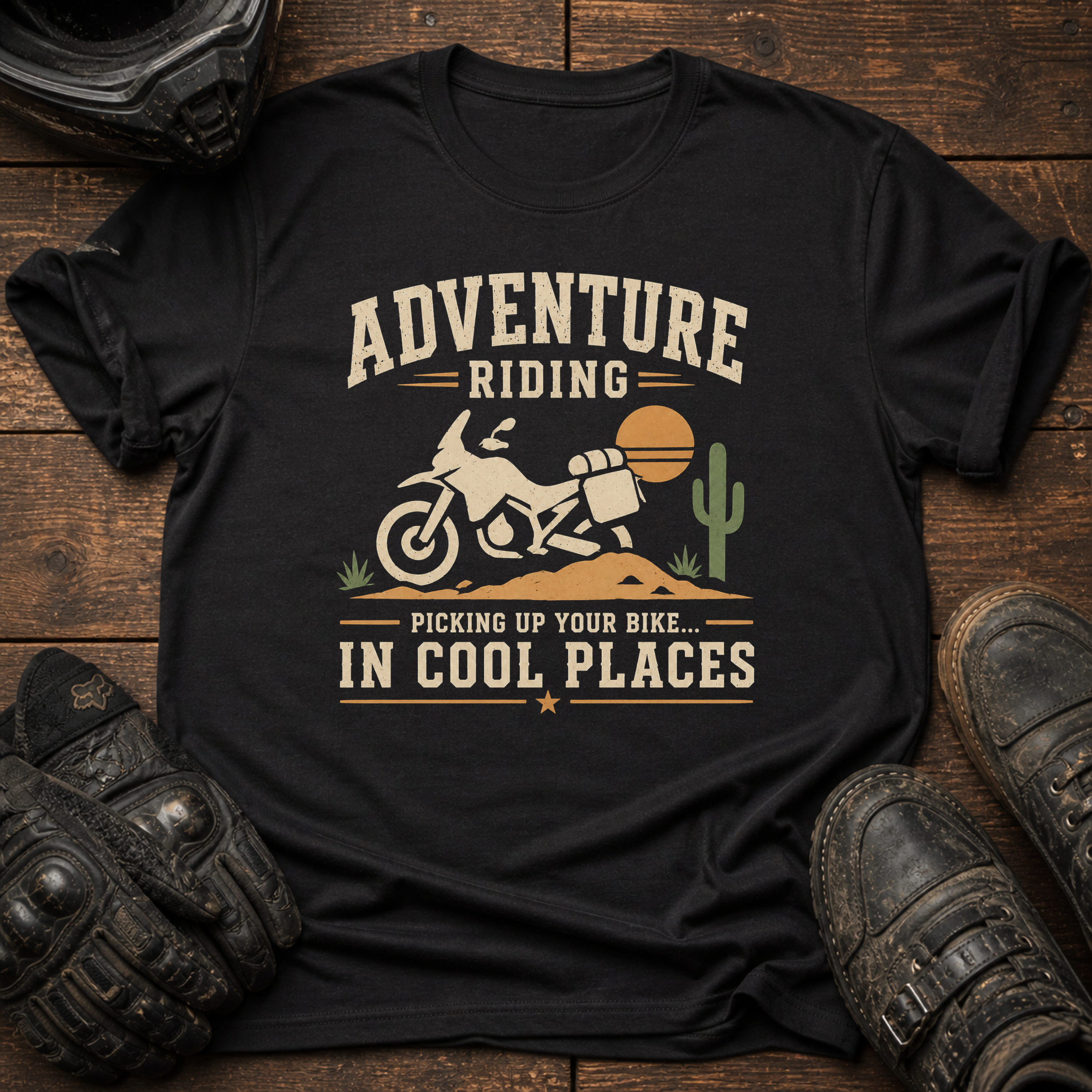 Picking Bike In Cool Places T-Shirt