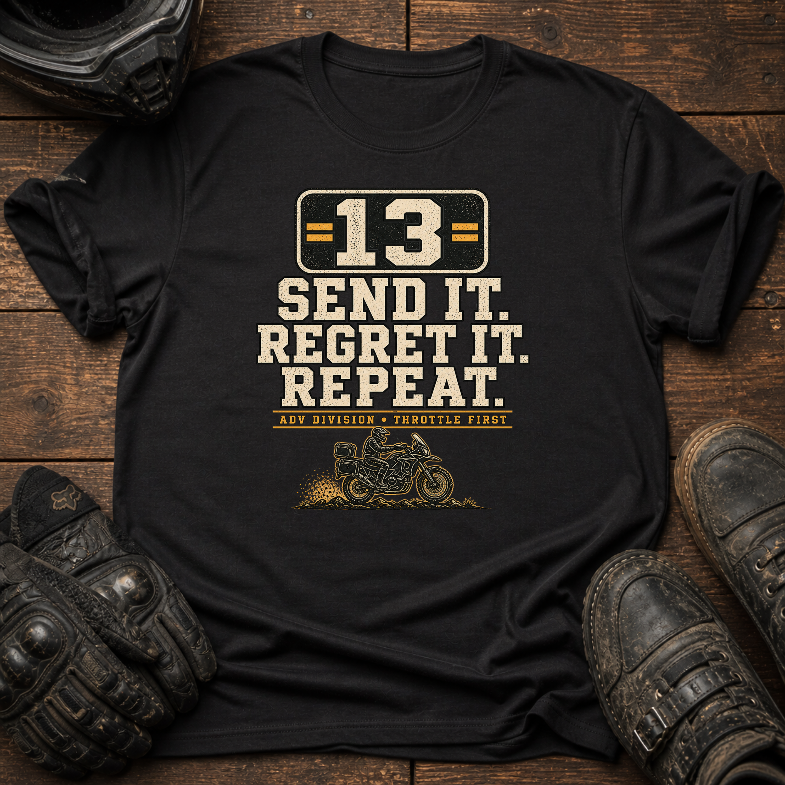 Send It. Regret It. Repeat Rally T-Shirt