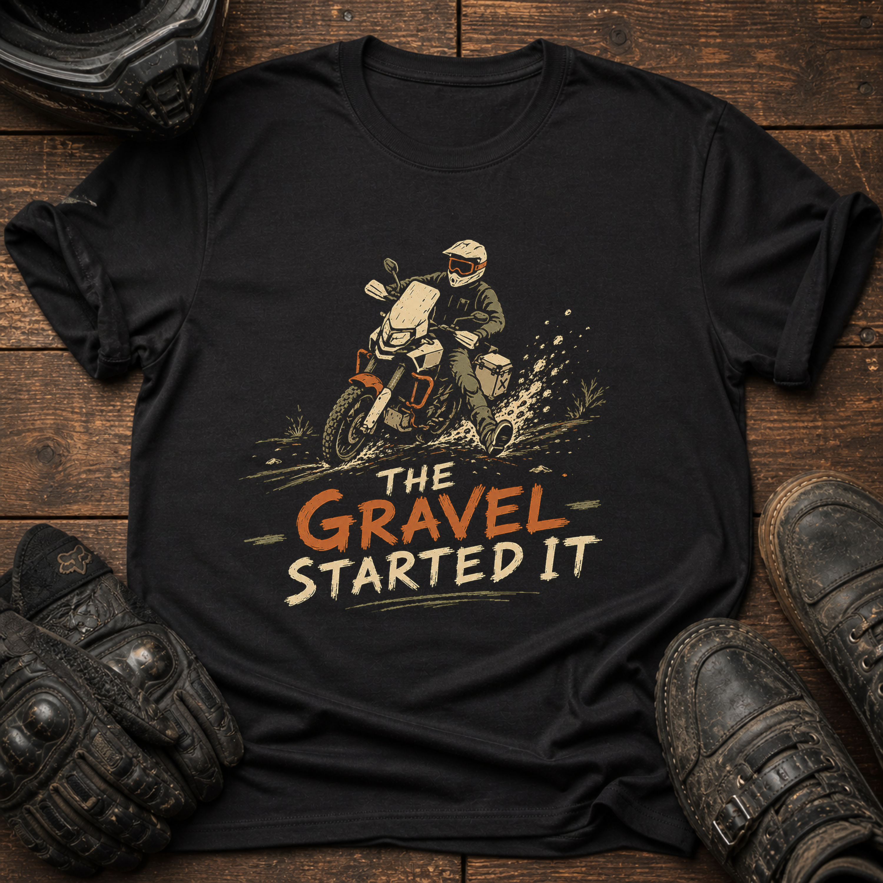 Gravel Started It T-Shirt
