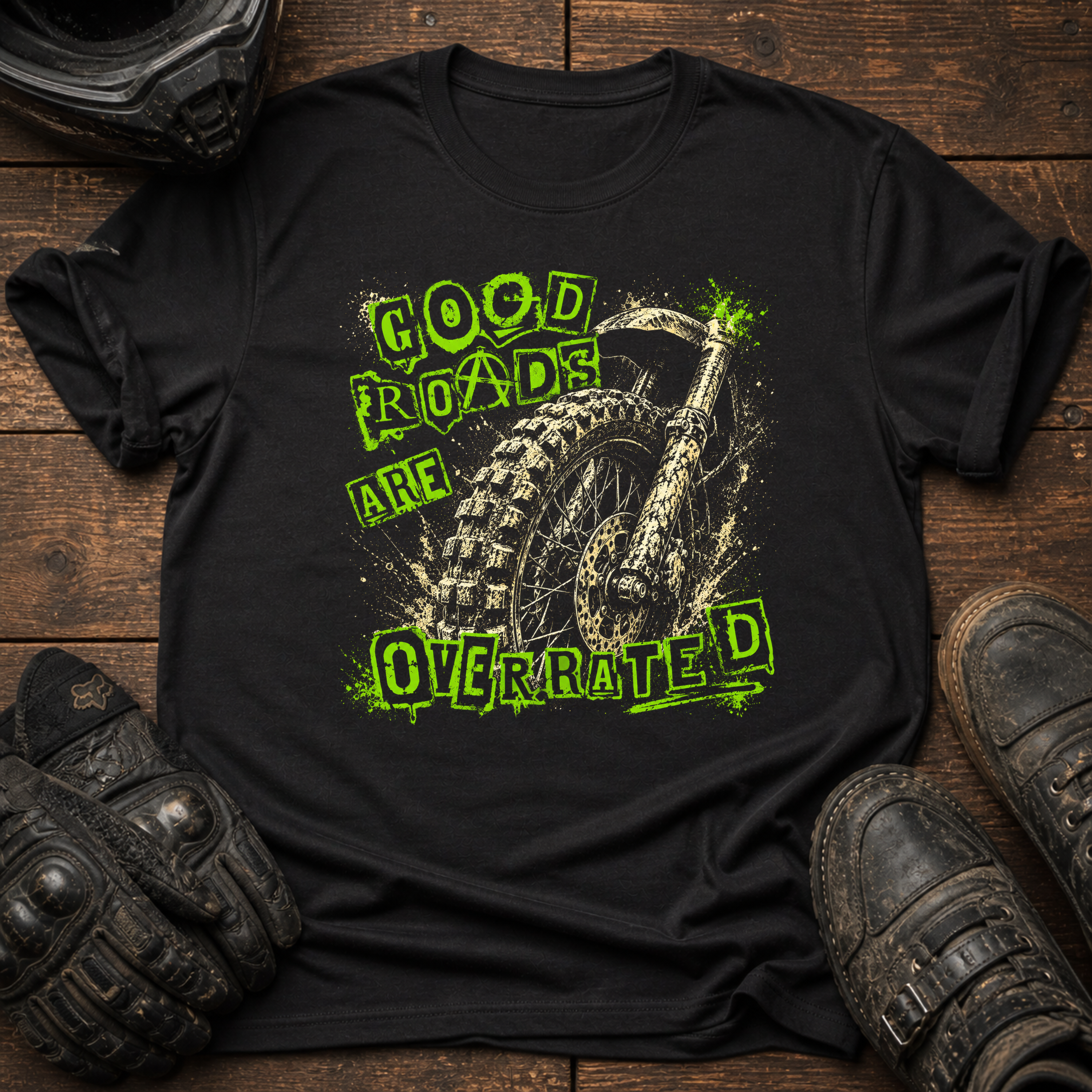 Good Roads Grunge T-Shirt