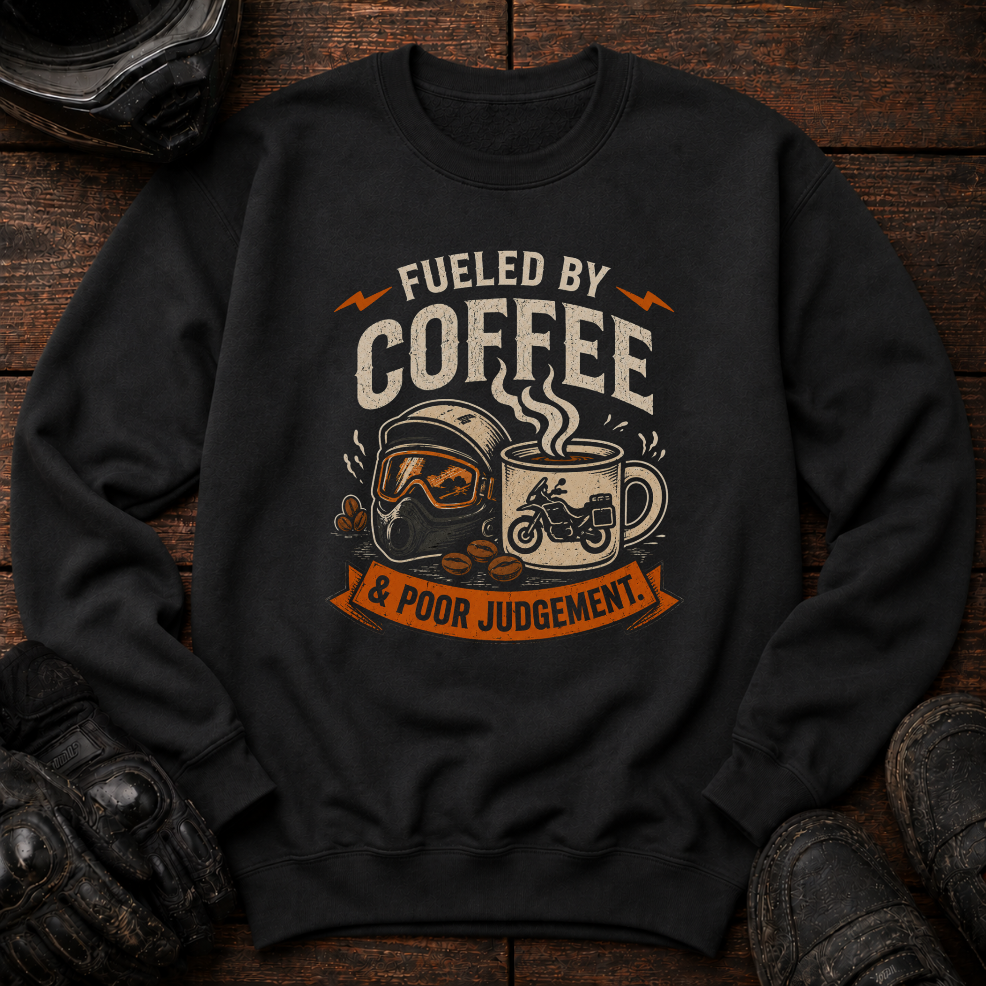 Feuled By Coffee Crewneck
