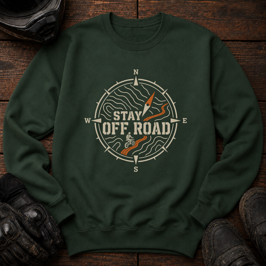 Stay Off Road Crewneck