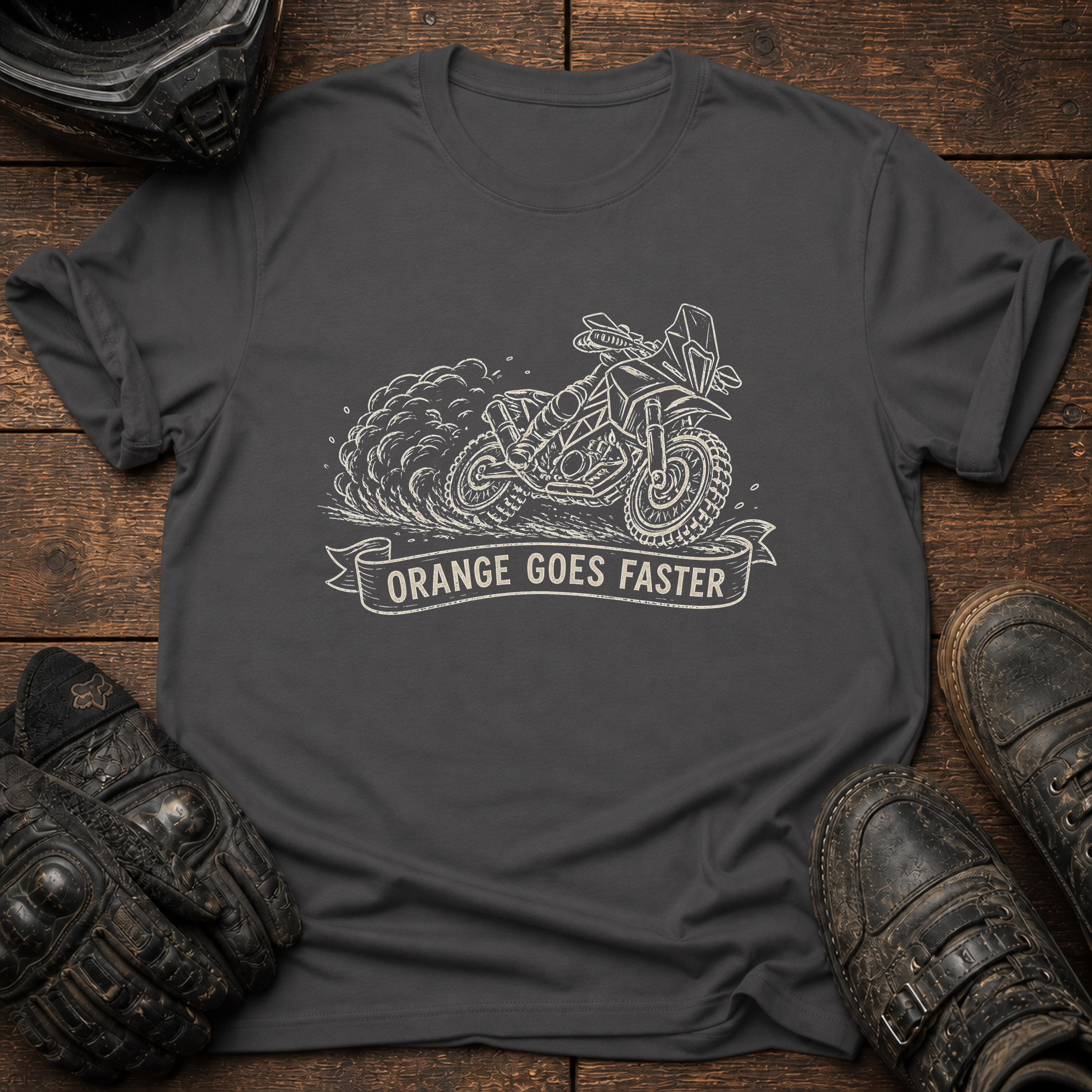 Orange Goes Faster T-Shirt