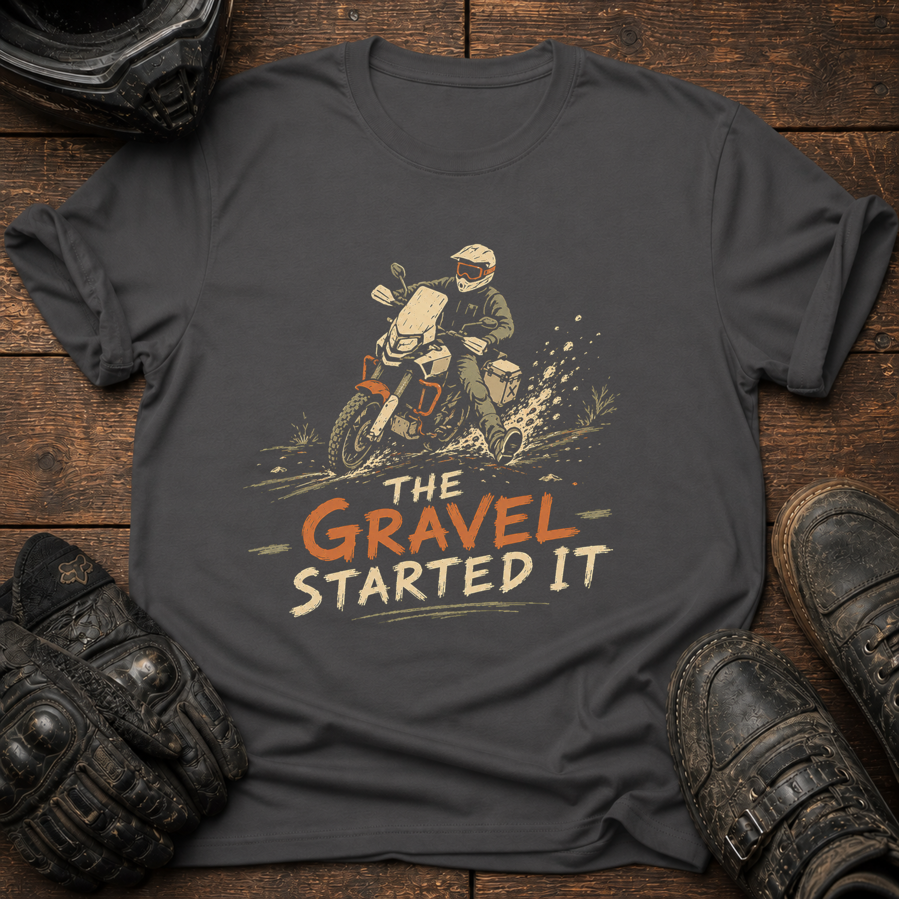 Gravel Started It T-Shirt