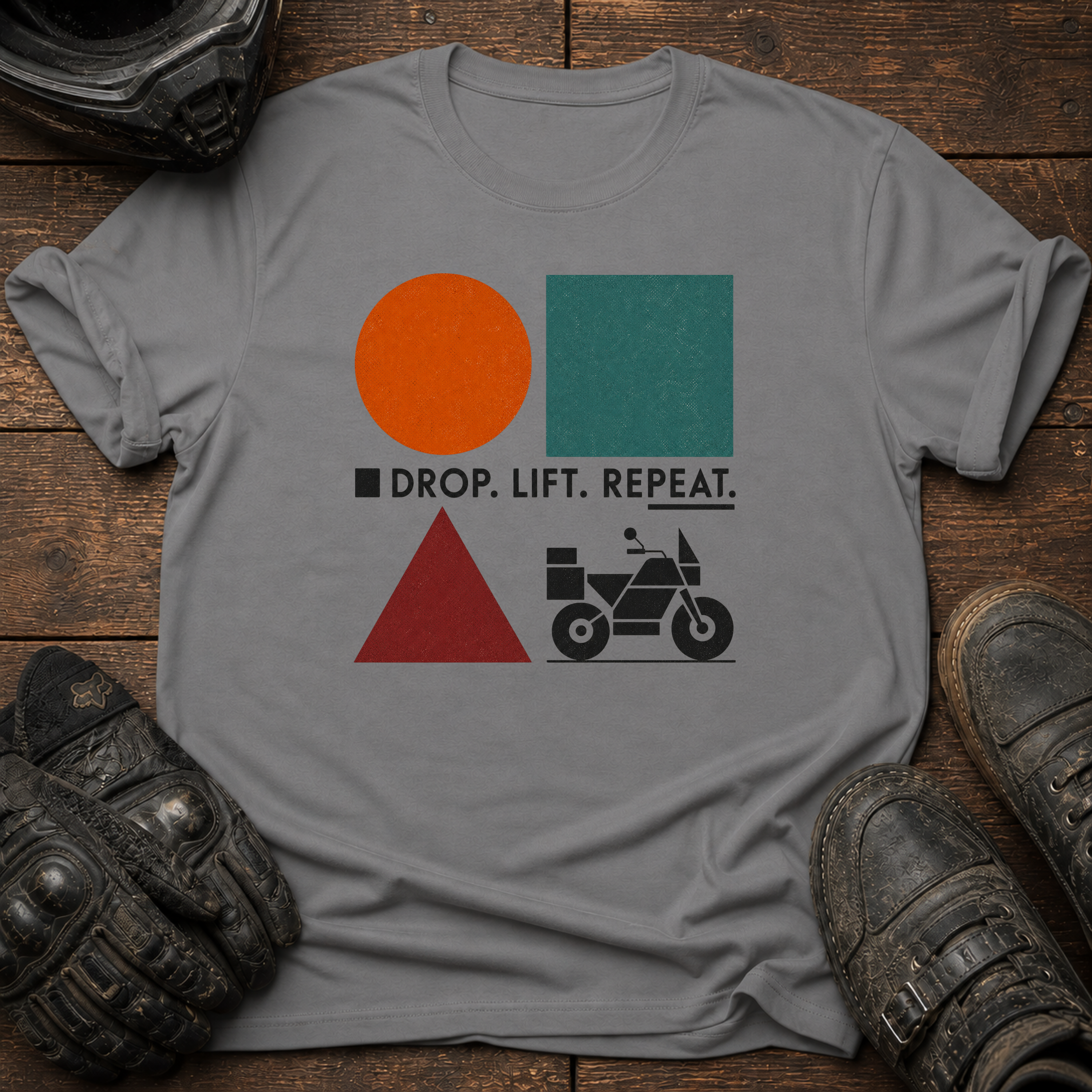 Drop. Lift. Repeat. Geo T-Shirt