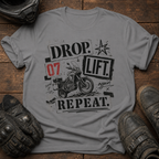 Drop. Lift. Repeat. Vintage Punk T-Shirt