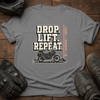 Drop. Lift. Repeat Bold T-Shirt