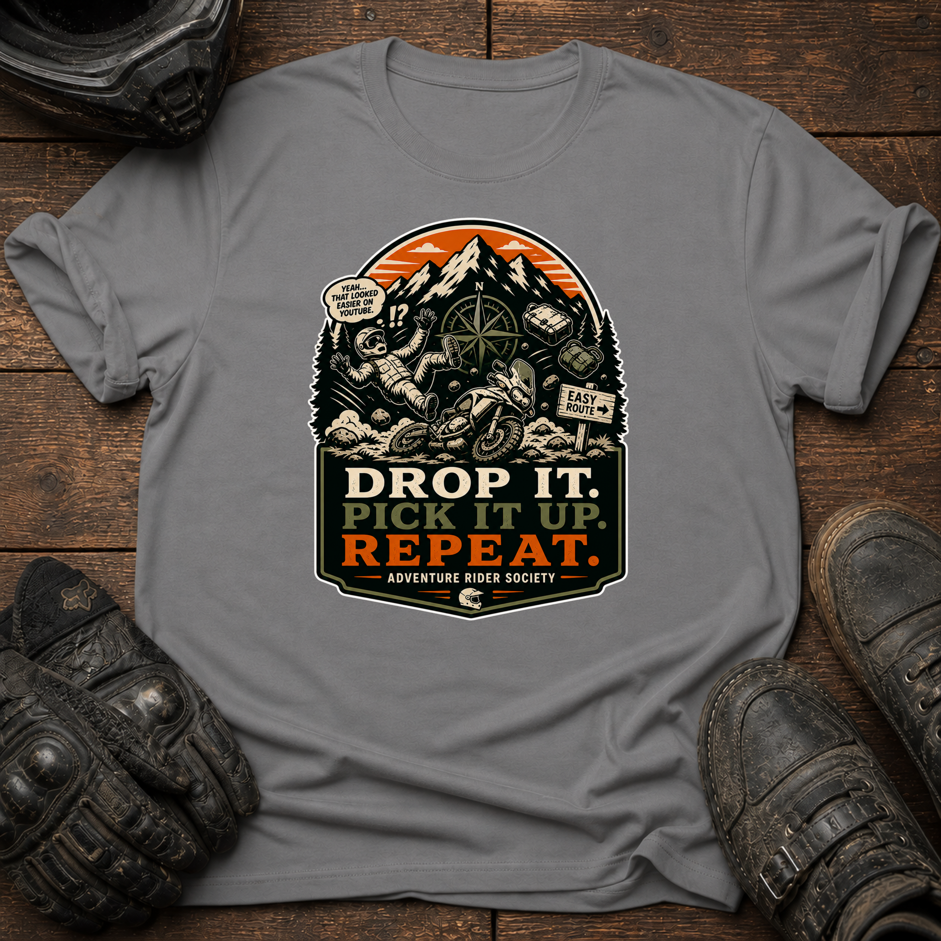 Drop It. Pick It Up. Repeat. T-Shirt