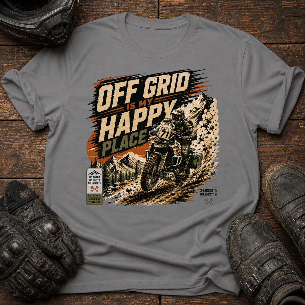 Off Grid Is My Happy Place T-Shirt
