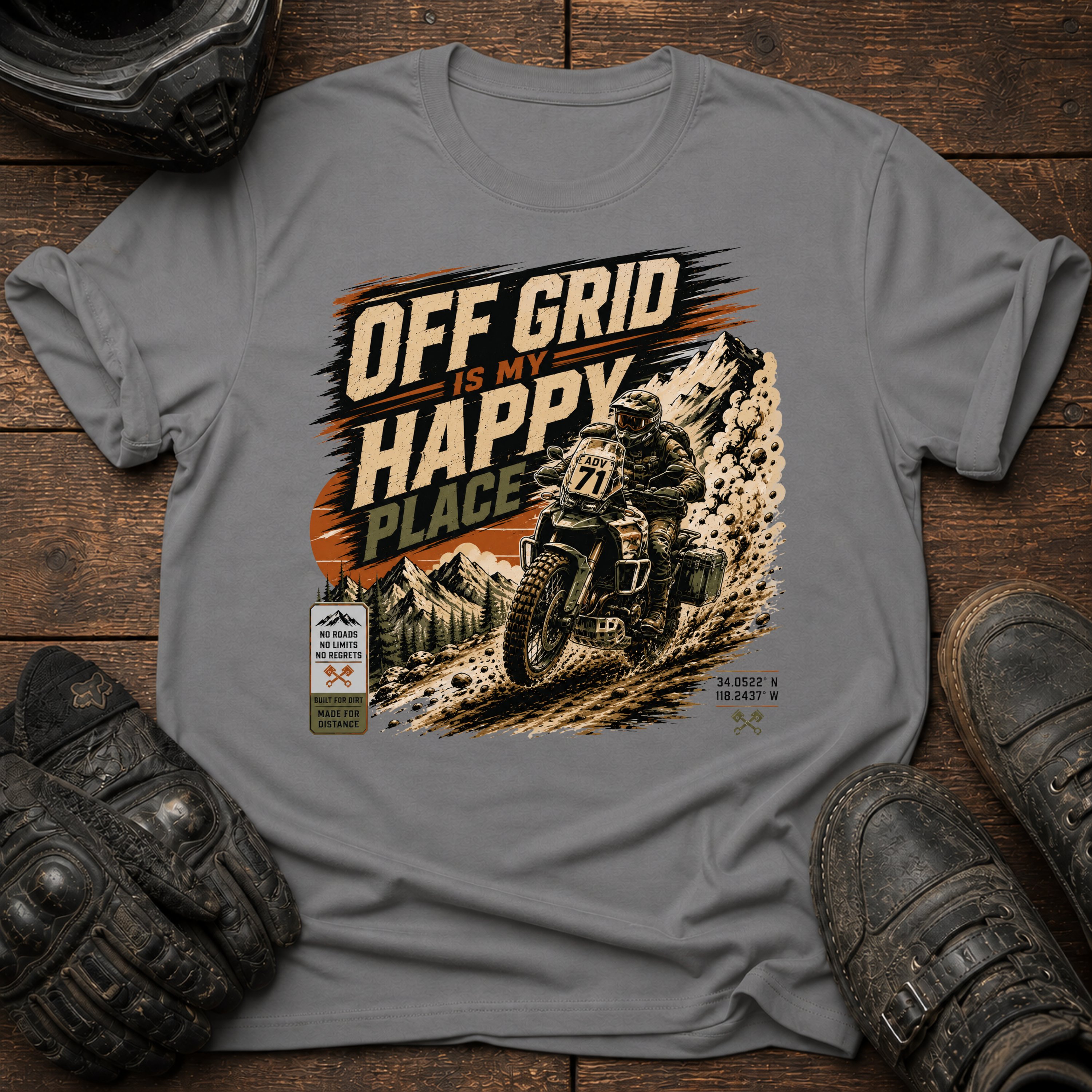 Off Grid Is My Happy Place T-Shirt