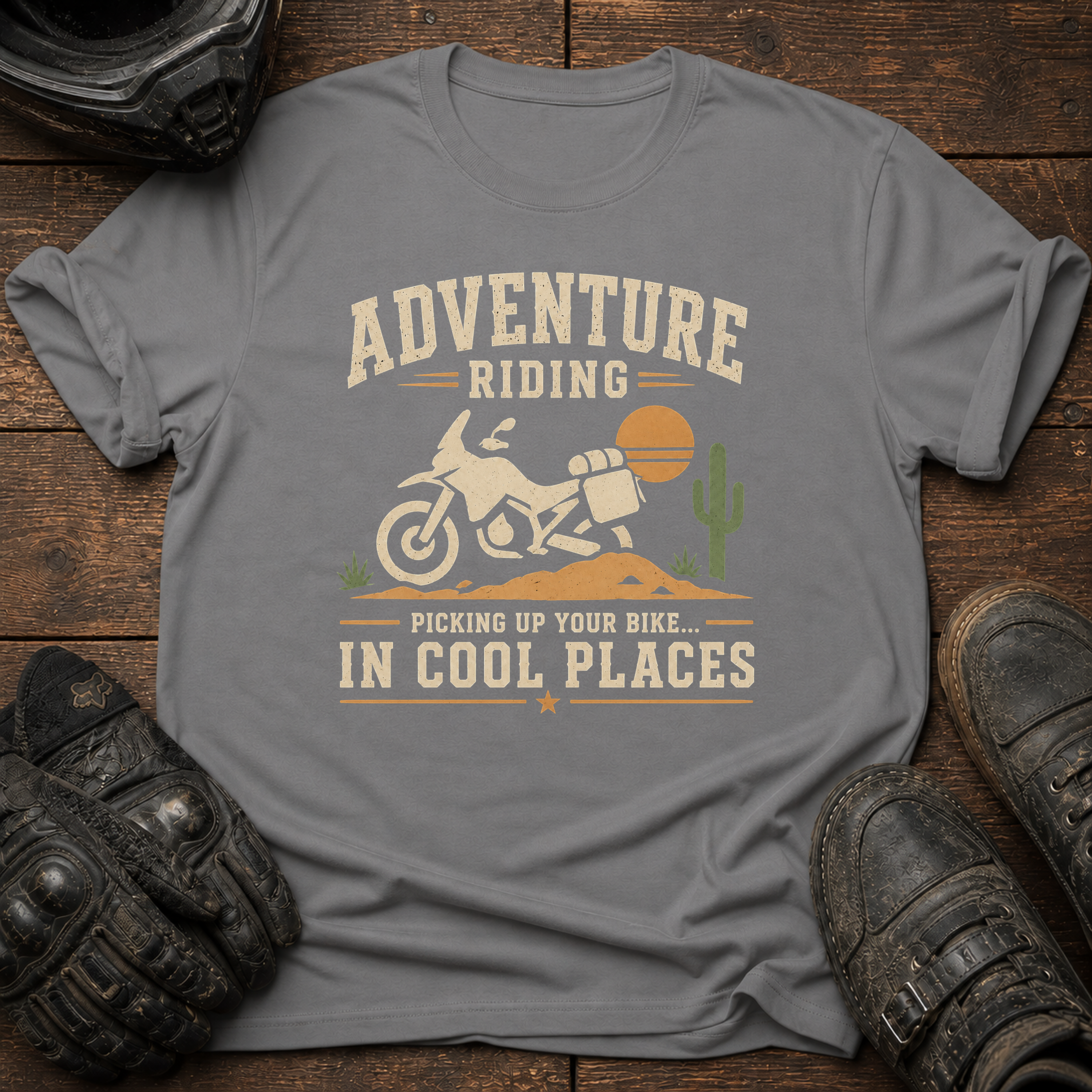 Picking Bike In Cool Places T-Shirt