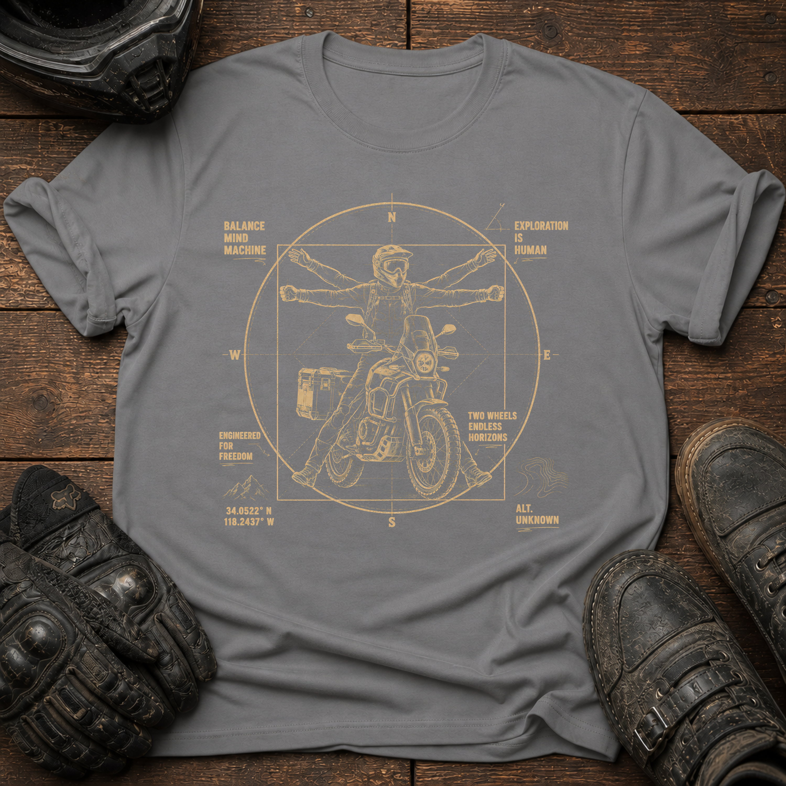 Vitruvian Rider T-Shirt
