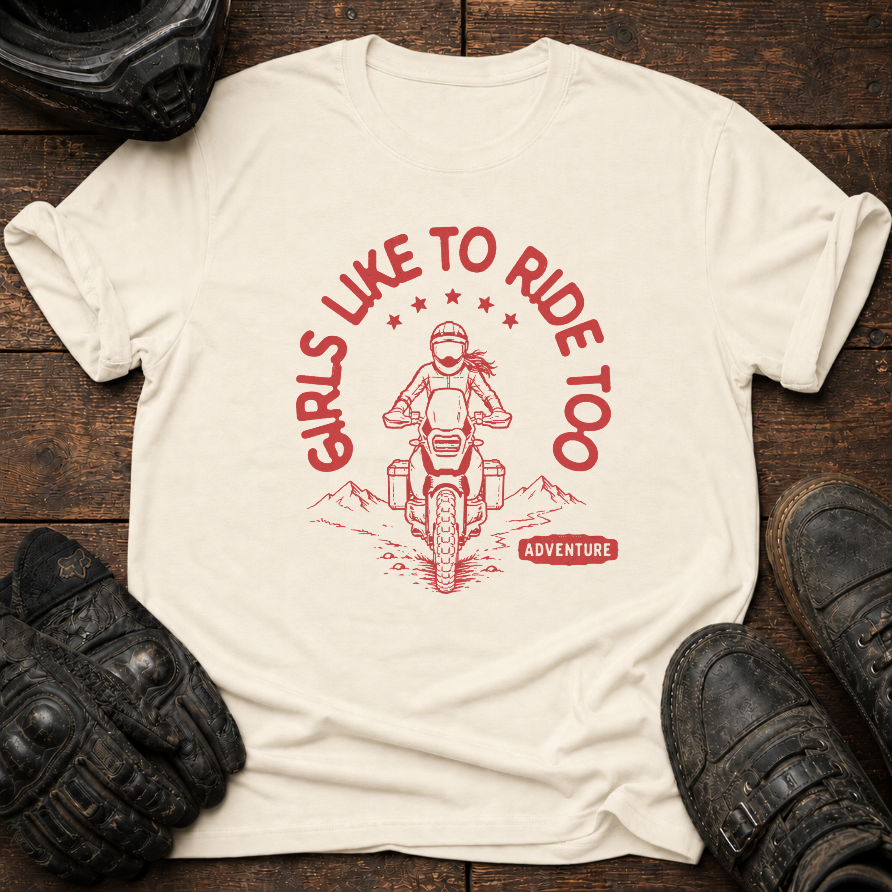 Girls Ride Too T-Shirt