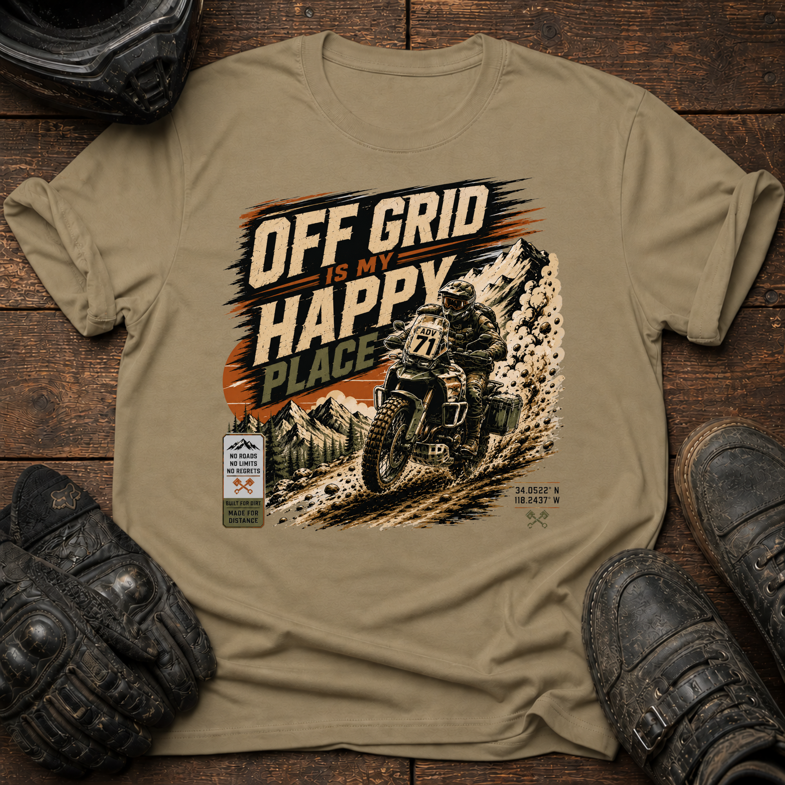 Off Grid Is My Happy Place T-Shirt