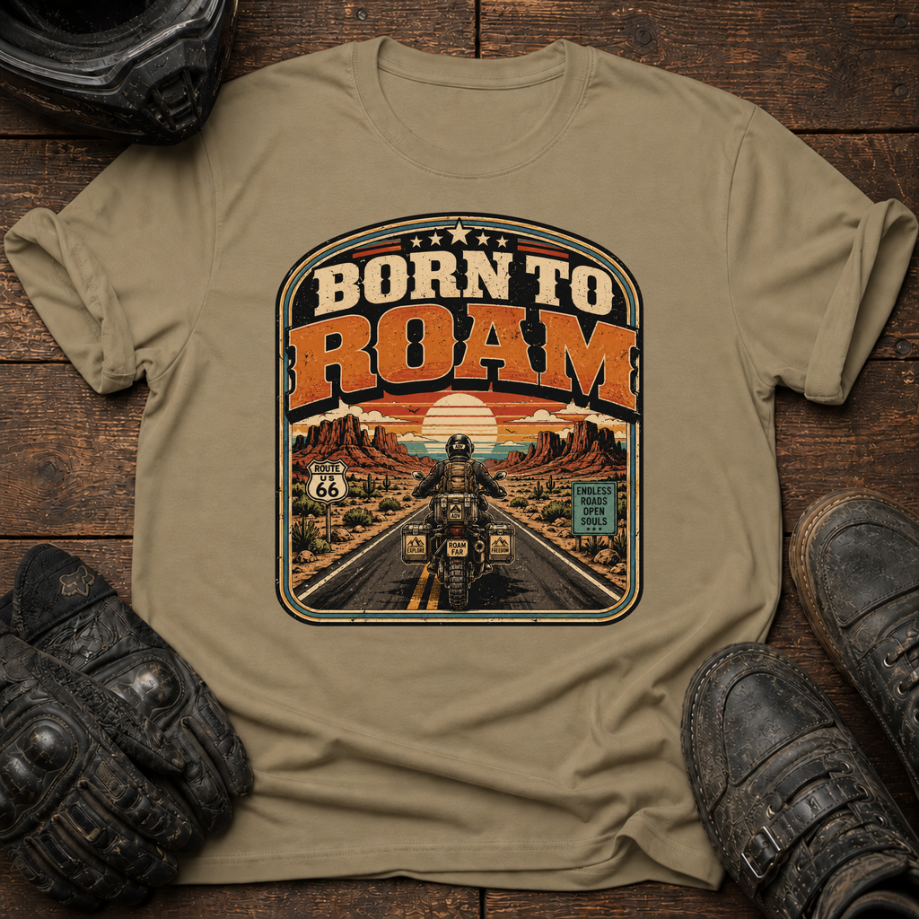 Born To Roam, Badge T-Shirt