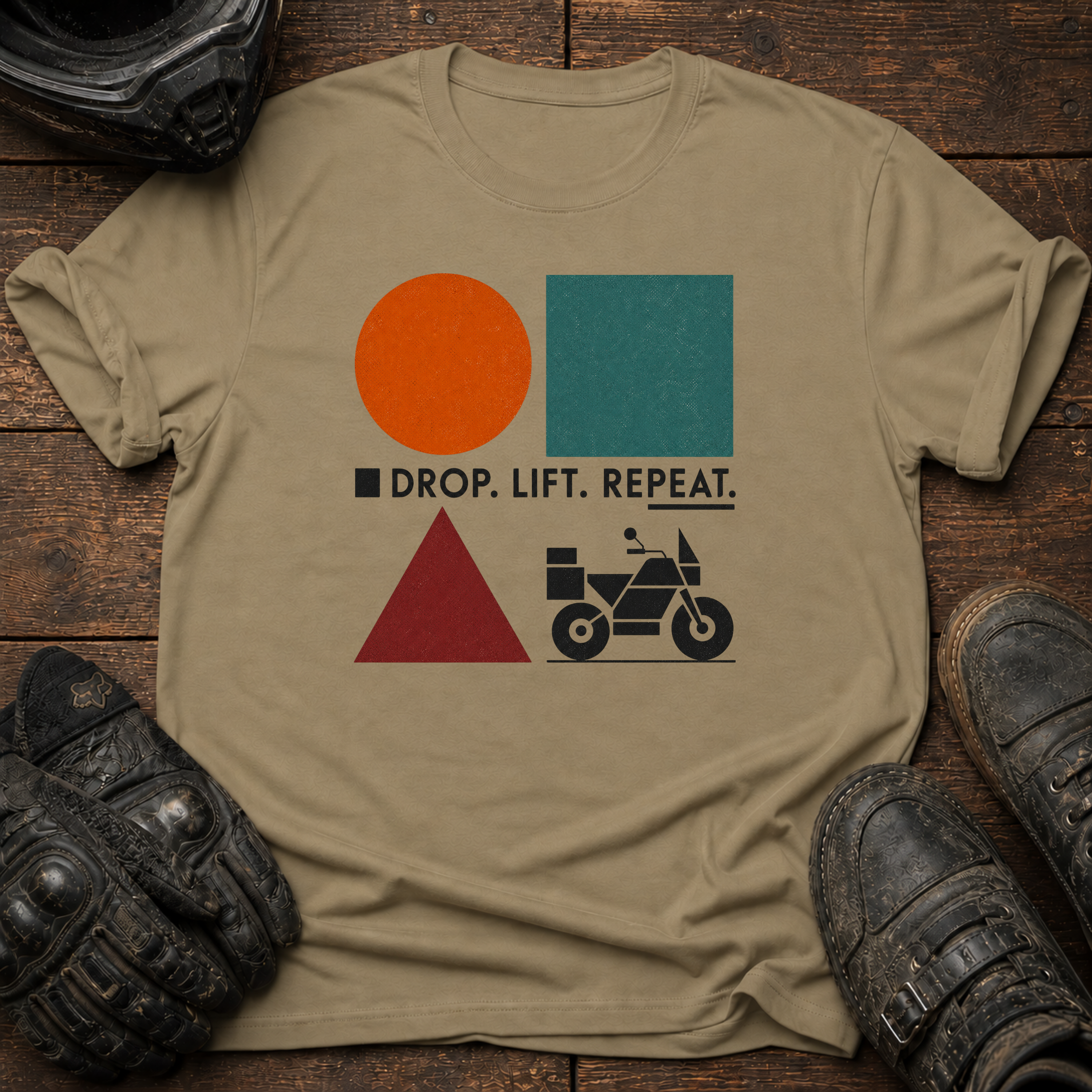 Drop. Lift. Repeat. Geo T-Shirt