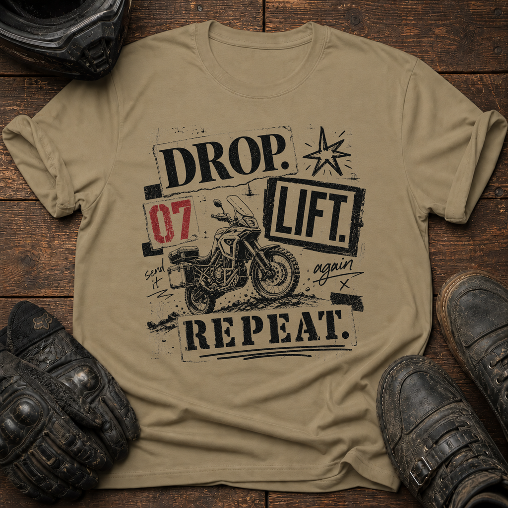 Drop. Lift. Repeat. Vintage Punk T-Shirt