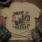 Drop. Lift. Repeat. Vintage Punk T-Shirt
