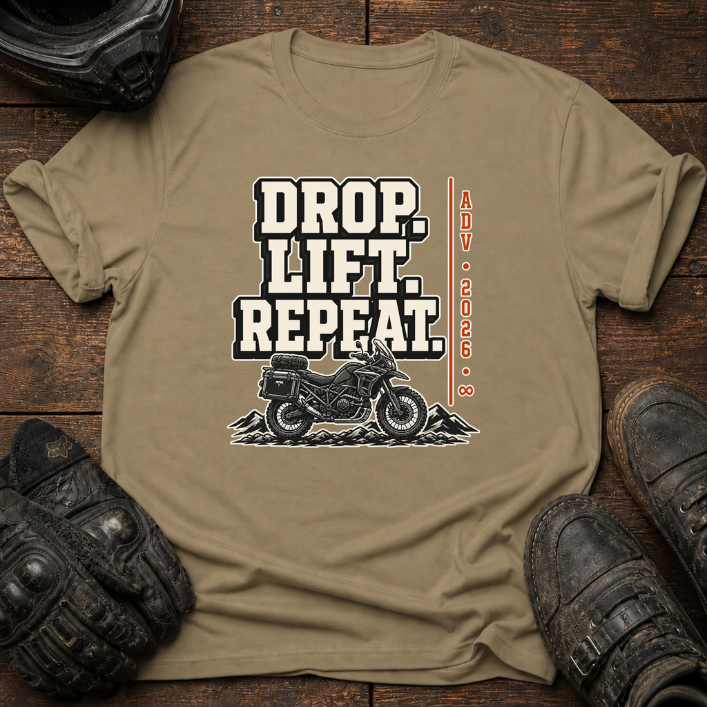 Drop. Lift. Repeat Bold T-Shirt