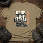 Drop. Lift. Repeat Bold T-Shirt