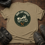 Drop. Lift. Repeat Vintage Badge T-Shirt