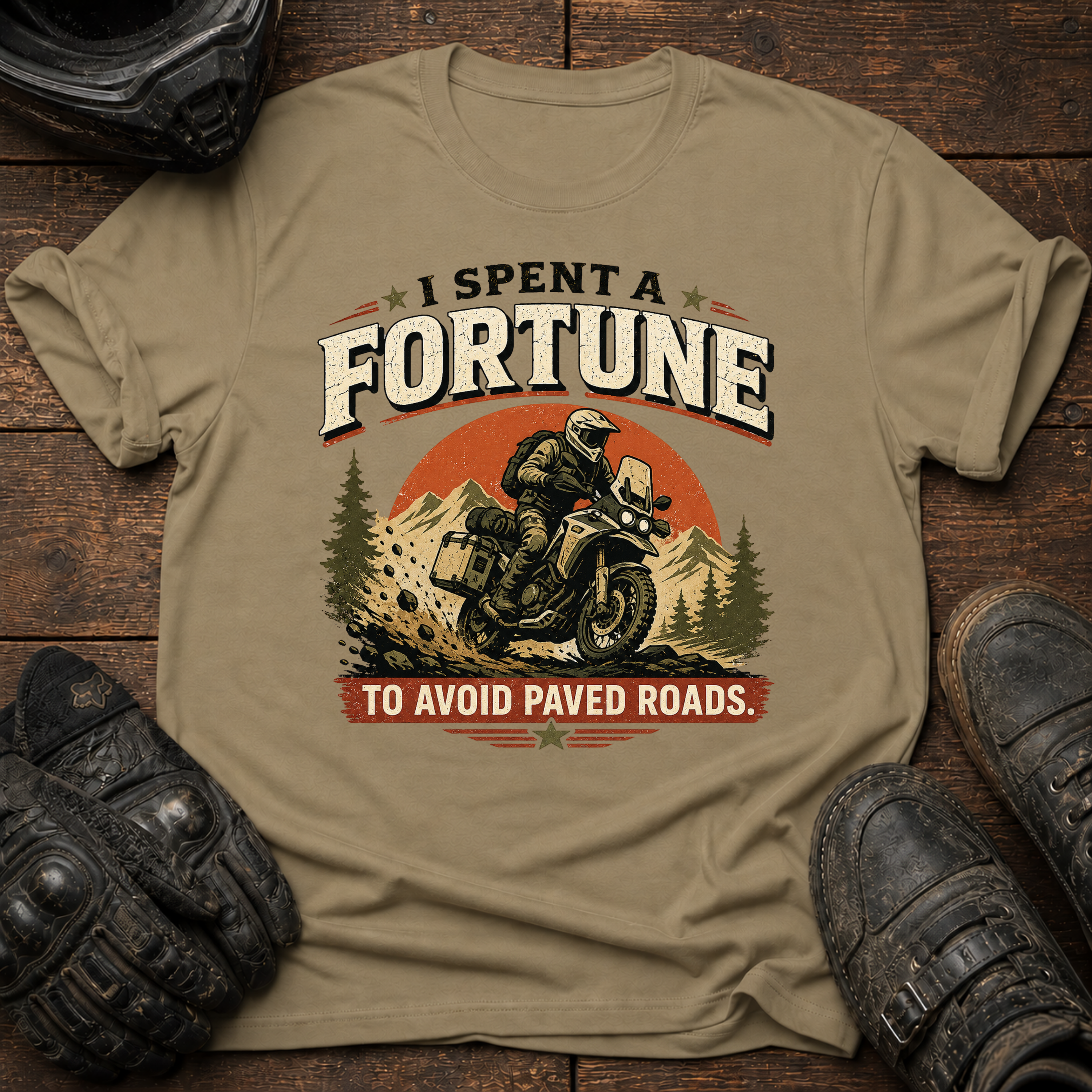 I Avoid Paved Roads T-Shirt